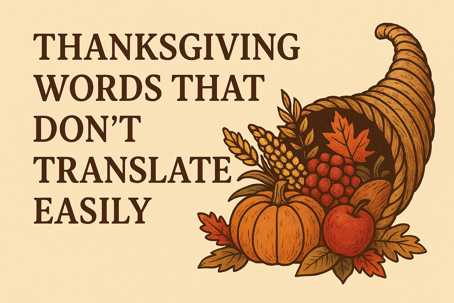 Untranslatable Thanksgiving Words