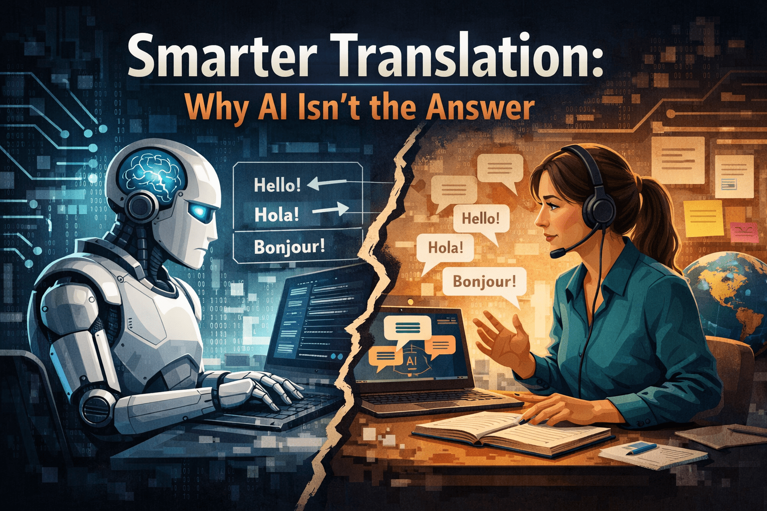 Machine vs. human translation