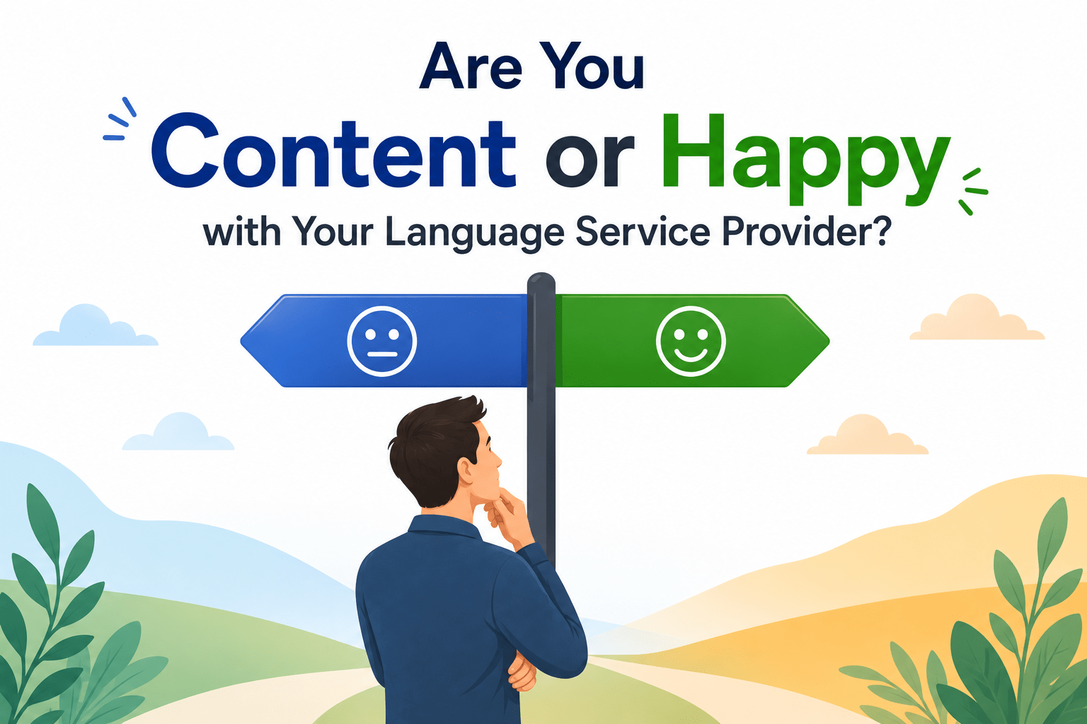 Are you content or happy with your LSP
